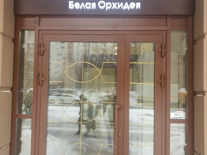 Белая орхидея