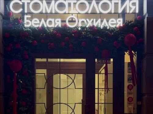 Белая орхидея